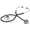 Veridian Healthcare Pinnacle Stainless Steel Adult Stethoscope, Black 05-10501 - alternate 1